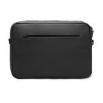 2-in-1 convertible recycled polyester backpack for 15” laptop black colour