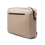 2-in-1 convertible recycled polyester backpack for 15” laptop ivory colour second view