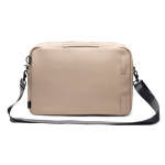 2-in-1 convertible recycled polyester backpack for 15” laptop ivory colour third view