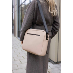 2-in-1 convertible recycled polyester backpack for 15” laptop ivory colour ambient view 3 