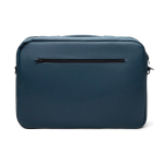 2-in-1 convertible recycled polyester backpack for 15” laptop navy-blue colour