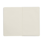 Moleskine large-format notebook with elastic closure, ruled pages white colour