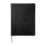 Moleskine Classic extra-large hard cover notebook, ruled pages black colour second front view