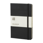 Moleskine Classic medium hard cover notebook, ruled pages black colour