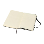 Moleskine Classic medium hard cover notebook, ruled pages black colour third view