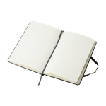 Moleskine Classic medium hard cover notebook, ruled pages black colour fourth view