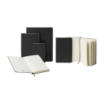 Moleskine Classic medium hard cover notebook, ruled pages black colour second multiple colours view
