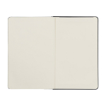 Moleskine Classic hard cover pocket notebook, ruled pages black colour third rear view