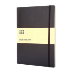 Moleskine Classic soft cover notebook with elastic closure, ruled pages black colour