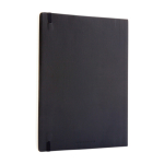 Moleskine Classic soft cover notebook with elastic closure, ruled pages black colour second view