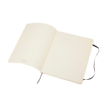 Moleskine Classic soft cover notebook with elastic closure, ruled pages black colour third view