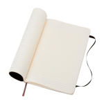 Moleskine Classic lined notebook with ”in case of loss” note black colour fourth view