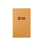 Moleskine Cahier notebook with cardboard cover and inner pocket, lined pages main view
