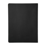 Moleskine Cahier Journal notebook with rounded corners, ruled pages black colour second rear view