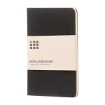 Moleskine Cahier Journal cardboard cover notebook with ruled pages black colour