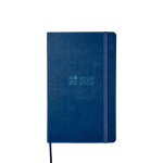 Moleskine Classic notebook with “in case of loss” notice, plain pages main view