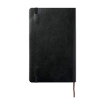 Moleskine Classic soft and flexible cover notebook, plain pages black colour second rear view