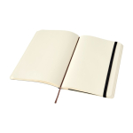 Moleskine Classic soft and flexible cover notebook, plain pages black colour fourth view