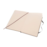 Large Moleskine Classic hard cover notebook, dotted pages black colour fourth view