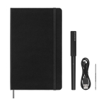 Moleskine Smart writing set that moves from paper to screen black colour