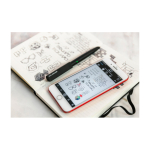 Moleskine Smart writing set that moves from paper to screen black colour lifestyle image 2
