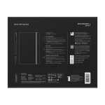 Moleskine Smart writing set that moves from paper to screen black colour