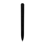 Plastic pen with rectangular barrel Moleskine Go Pen black ink black colour second front view