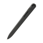 Plastic pen with rectangular barrel Moleskine Go Pen black ink black colour