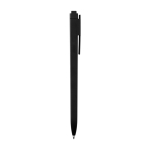 Plastic pen with rectangular barrel Moleskine Go Pen black ink black colour second side view