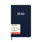 Leather-look paper diary with daily view and hard cover Moleskine main view