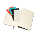 12-month weekly planner in leather-look paper with hard cover Moleskine black colour
