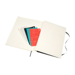 Large weekly leather-colour paper soft cover Moleskine diary black colour