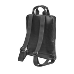 Elegant vertical backpack sleeve for devices Moleskine Classic 15” black colour second rear view