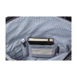 Elegant vertical backpack sleeve for devices Moleskine Classic 15” black colour close-up view 1