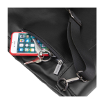 Elegant vertical backpack sleeve for devices Moleskine Classic 15” black colour third view