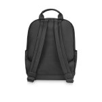 Urban backpack with multiple compartments Moleskine Classic 15'' black colour second rear view