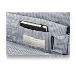 Urban backpack with multiple compartments Moleskine Classic 15'' black colour close-up view 2