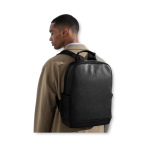 Urban backpack with multiple compartments Moleskine Classic 15'' black colour lifestyle image