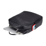 Elegant leather backpack with urban style Moleskine Classic 15” black colour fourth view
