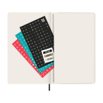 Moleskine daily diary with soft cover and elastic closure black colour second view