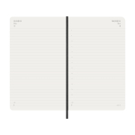 Moleskine daily diary with soft cover and elastic closure black colour third view