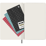 Moleskine daily diary with soft cover and elastic closure black colour fifth view