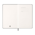 Vertical weekly diary with elastic closure and inner pocket Moleskine black colour fifth view
