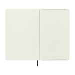 XL vegan softcover notebook with python effect Moleskine Vegea Boa, ruled pages black colour fourth view