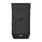 Urban roll-top backpack with compartments Moleskine Metro 15'' black colour second front view