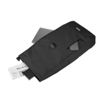 Urban roll-top backpack with compartments Moleskine Metro 15'' black colour second view