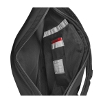 Urban roll-top backpack with compartments Moleskine Metro 15'' black colour fourth view