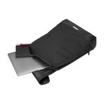 Slim backpack with magnetic closure and zip Moleskine Metro Slim 15” black colour second view