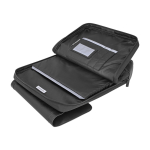 Slim backpack with magnetic closure and zip Moleskine Metro Slim 15” black colour fifth view