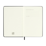 Pocket daily diary with hard cover and inner pocket Moleskine black colour fifth view